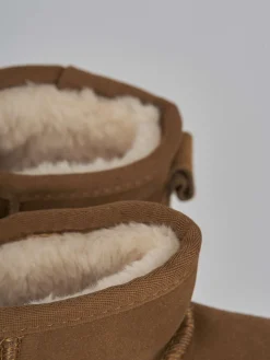 Sale Stivaletti tacco 2cm camoscio Donna Stivaletti Tacco Basso