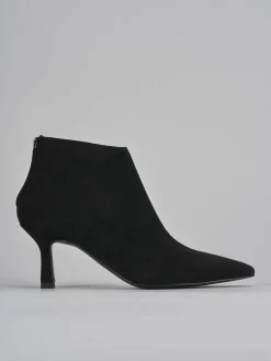 Online Stivaletti tacco 7cm camoscio Donna Stivaletti Tacco Alto