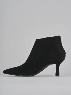 Online Stivaletti tacco 7cm camoscio Donna Stivaletti Tacco Alto