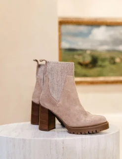 Best Stivaletti tacco 9cm camoscio Donna Stivaletti Tacco Alto