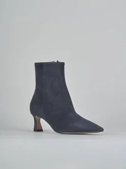 Outlet Stivaletti tacco 6cm camoscio Donna Stivaletti Tacco Alto