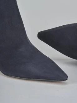 Outlet Stivaletti tacco 6cm camoscio Donna Stivaletti Tacco Alto