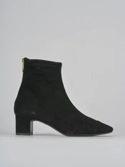 Hot Stivaletti tacco 5cm camoscio Donna Stivaletti Tacco Alto