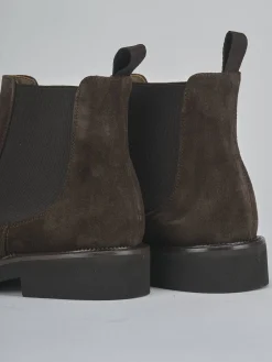 Sale Stivaletti tacco 2cm camoscio testa Donna Stivaletti Tacco Basso