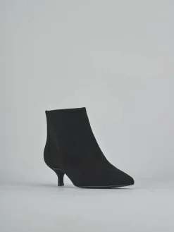 Outlet Stivaletti tacco 5cm camoscio Donna Stivaletti Tacco Alto