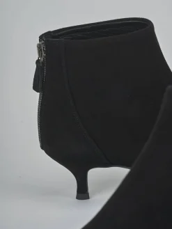 Outlet Stivaletti tacco 5cm camoscio Donna Stivaletti Tacco Alto