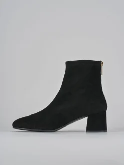 Outlet Stivaletti tacco 6cm camoscio Donna Stivaletti Tacco Alto