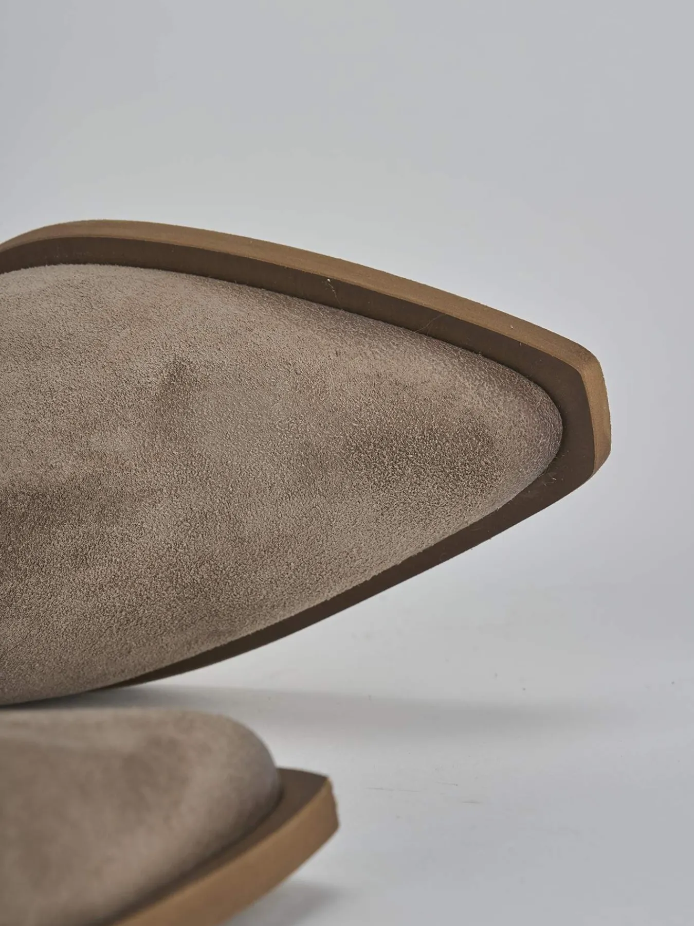 Stivaletti tacco 5cm camoscio Donna Stivaletti Tacco Alto