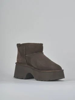 Best Stivaletti tacco 3cm camoscio testa Donna Stivaletti Tacco Basso