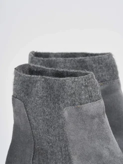 Discount Stivaletti tacco 2cm camoscio Donna Stivaletti Tacco Basso