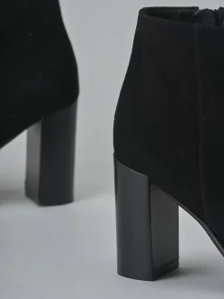 New Stivaletti tacco 9cm camoscio Donna Stivaletti Tacco Alto