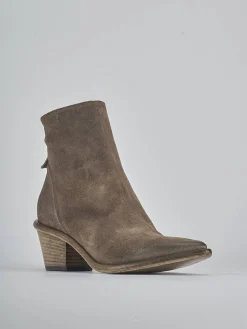 New Stivaletti tacco 5cm camoscio testa Donna Stivaletti Tacco Alto