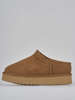 Stivaletti tacco 2cm camoscio Donna Stivaletti Tacco Basso