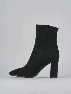 Sale Stivaletti tacco 9cm camoscio Donna Stivaletti Tacco Alto