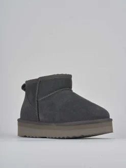 Outlet Stivaletti tacco 2cm camoscio Donna Stivaletti Tacco Basso