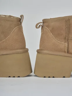 Outlet Stivaletti tacco 3cm camoscio Donna Stivaletti Tacco Basso