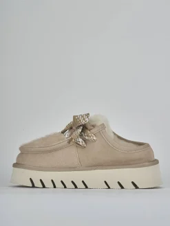 Sale Stivaletti tacco 3cm camoscio Donna Stivaletti Tacco Basso