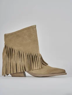 Online Stivaletti tacco 6cm camoscio Donna Stivaletti Tacco Alto