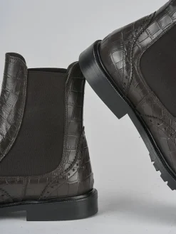 Best Stivaletti tacco 2cm cocco testa Donna Stivaletti Tacco Basso