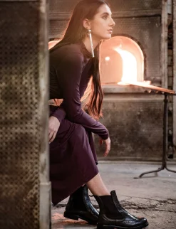 Best Stivaletti tacco 2cm cocco testa Donna Stivaletti Tacco Basso