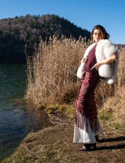 Outlet Stivaletti tacco 7cm cocco testa Donna Stivaletti Tacco Alto