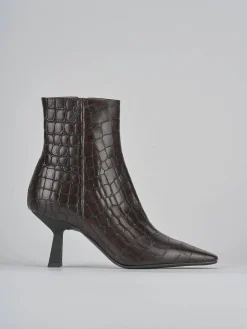 Best Stivaletti tacco 8cm cocco testa Donna Stivaletti Tacco Alto