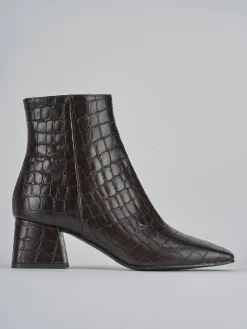 Sale Stivaletti tacco 6cm cocco testa Donna Stivaletti Tacco Alto