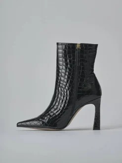 Stivaletti tacco 9cm cocco Donna Stivaletti Tacco Alto