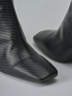 Stivaletti tacco 7cm cocco Donna Stivaletti Tacco Alto