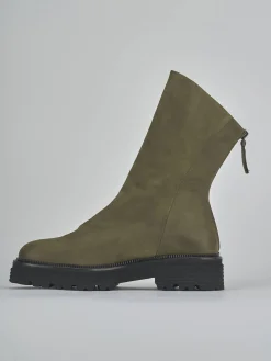 Sale Stivaletti tacco 2cm nabuk Donna Stivaletti Tacco Basso