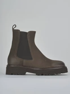 Sale Stivaletti tacco 2cm nabuk testa Donna Stivaletti Tacco Basso