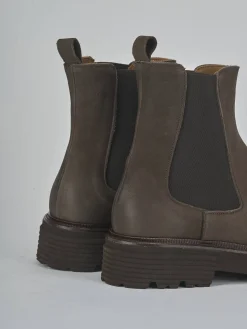 Sale Stivaletti tacco 2cm nabuk testa Donna Stivaletti Tacco Basso