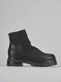 Online Stivaletti tacco 3cm nabuk Donna Stivaletti Tacco Basso