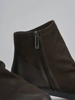 Online Stivaletti tacco 2cm nabuk testa Donna Stivaletti Tacco Basso