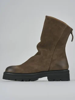 Best Stivaletti tacco 2cm nabuk testa Donna Stivaletti Tacco Basso