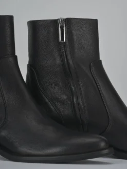 Clearance Stivaletti tacco 3cm pelle Donna Stivaletti Tacco Basso