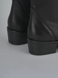 Clearance Stivaletti tacco 3cm pelle Donna Stivaletti Tacco Basso