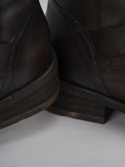 Sale Stivaletti tacco 2cm pelle testa Donna Stivaletti Tacco Basso