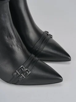 New Stivaletti tacco 6cm pelle Donna Stivaletti Tacco Alto