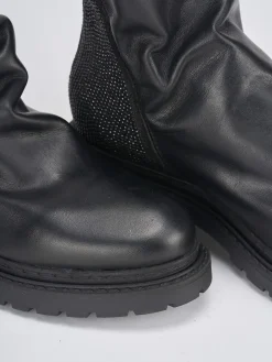 Stivaletti tacco 2cm pelle Donna Stivaletti Tacco Basso