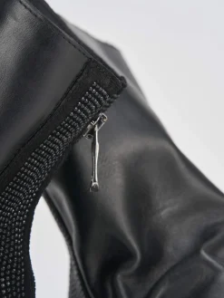 Stivaletti tacco 2cm pelle Donna Stivaletti Tacco Basso