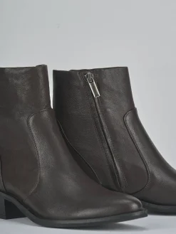 Clearance Stivaletti tacco 3cm pelle testa Donna Stivaletti Tacco Basso