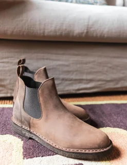 Discount Stivaletti tacco 1cm pelle testa Uomo Stivaletti