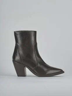 Clearance Stivaletti tacco 9cm pelle testa Donna Stivaletti Tacco Alto