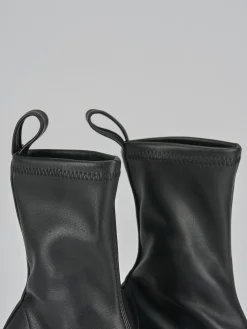 Outlet Stivaletti tacco 8cm pelle Donna Stivaletti Tacco Alto