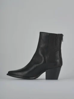 Clearance Stivaletti tacco 5cm pelle Donna Stivaletti Tacco Alto