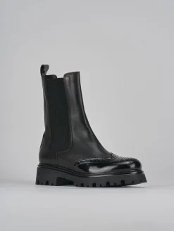 Outlet Stivaletti tacco 2cm pelle Donna Stivaletti Tacco Basso