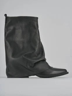 Discount Stivaletti tacco 7cm pelle Donna Stivaletti Tacco Alto