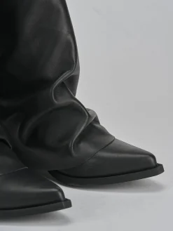 Discount Stivaletti tacco 7cm pelle Donna Stivaletti Tacco Alto