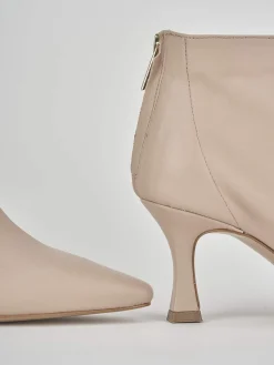 Stivaletti tacco 7cm pelle Donna Stivaletti Tacco Alto